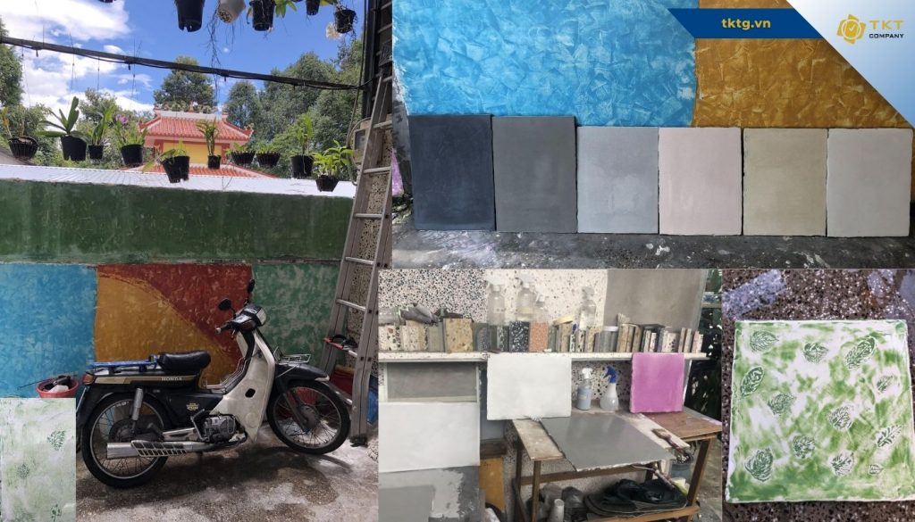 Hoạt động nghiên cứu phát triển sản phẩm mới vi xi măng tạo mẫu, làm Demo