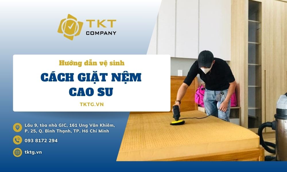 Hướng dẫn 3 cách giặt nệm cao su đơn giản tại nhà