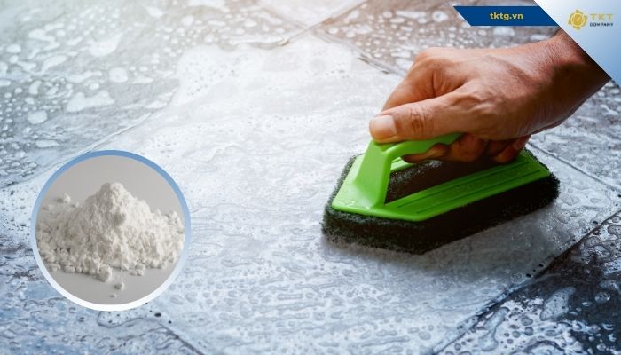 Hướng dẫn đánh bóng sàn gạch bằng bột vôi