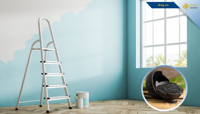 Cách khử mùi sơn nhà mới xây bằng than hoạt tính