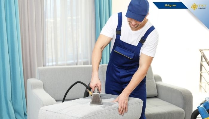 TKT Company sử dụng trang thiết bị, hóa chất vệ sinh an toan, hiện đại