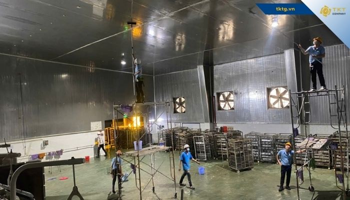 Các hạng mục vệ sinh sau xây dựng tại Bình Dương do TKT Company 