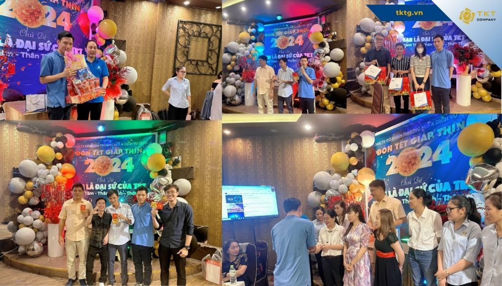 Tất niên công ty năm 2024, trao tặng yêu thương, thưởng tết
