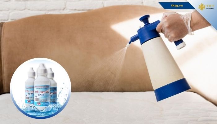 Mẹo khử mùi nước tiểu trên nệm đã lâu với oxy già