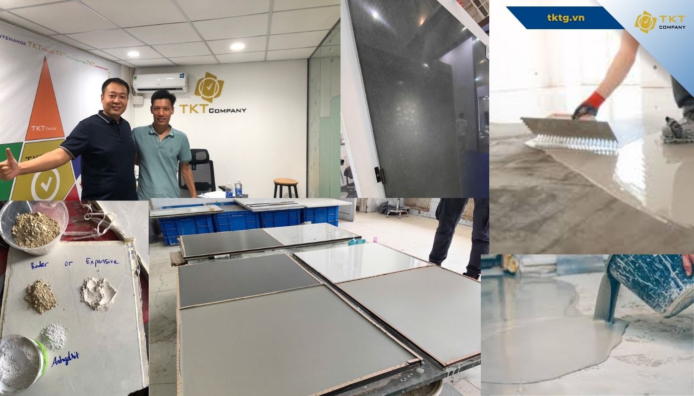 Hoạt động hợp tác nghiên cứu vữa tự san phẳng cường độ cao, đông kết sớm