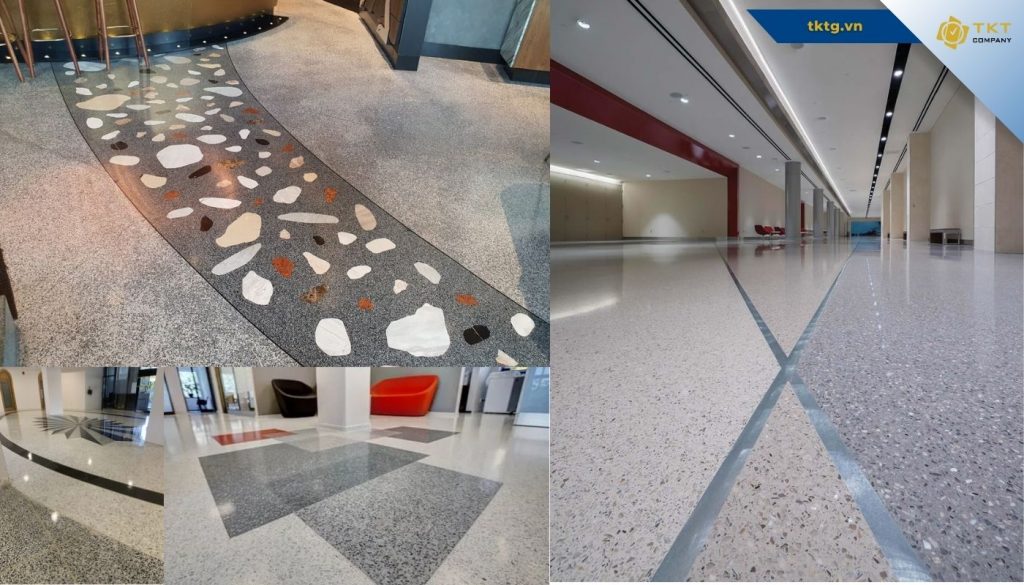 Sàn đá mài Terrazzo