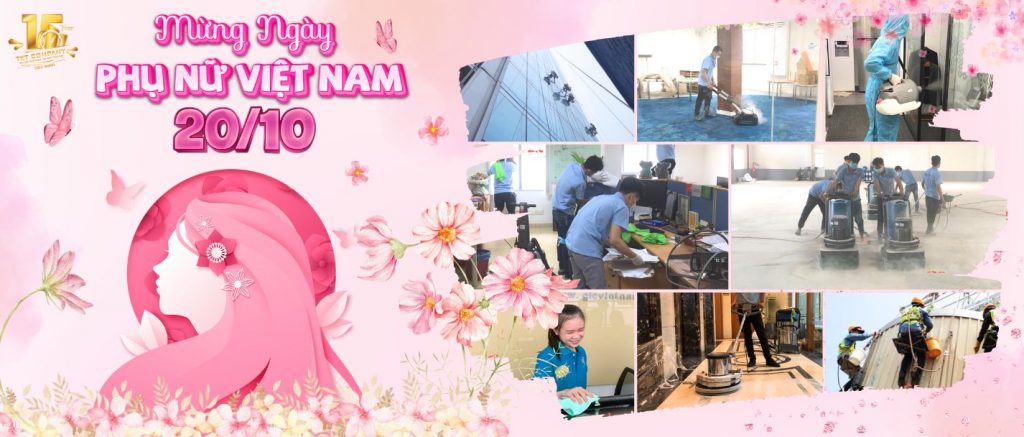 Banner lễ TKT Company mừng 20-10