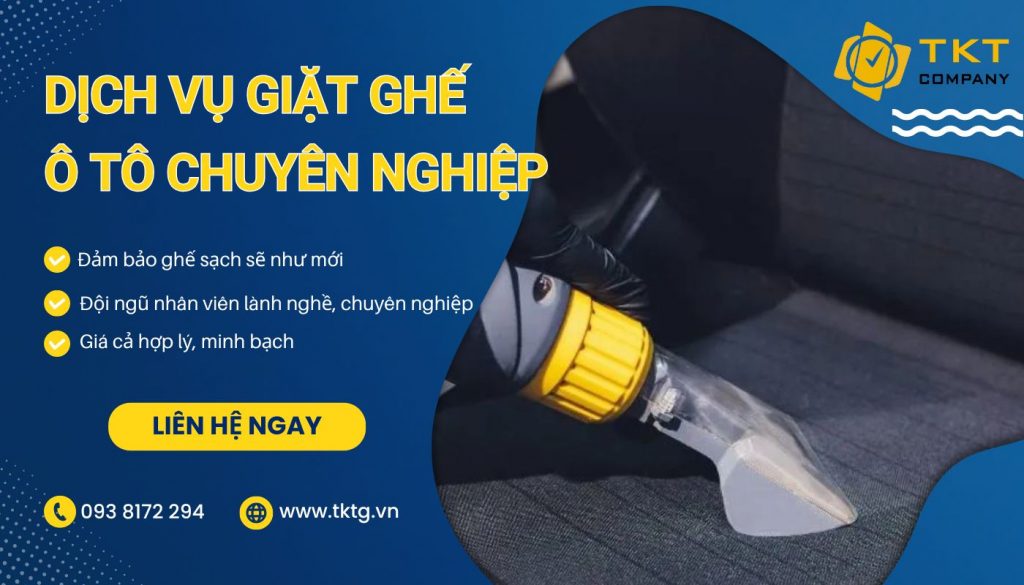 Dịch vụ giặt ghế da ô tô chuyên nghiệp tại TKTG