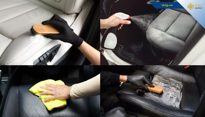 Mẹo xử lý nhanh các vết bẩn trên ghế xe hơi