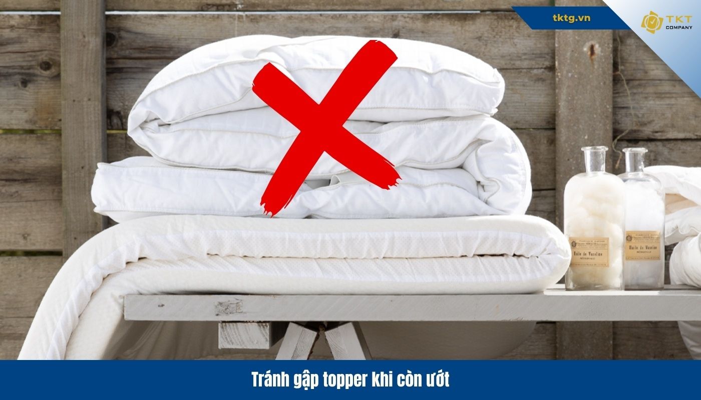 Lưu ý cách giặt nệm topper đúng