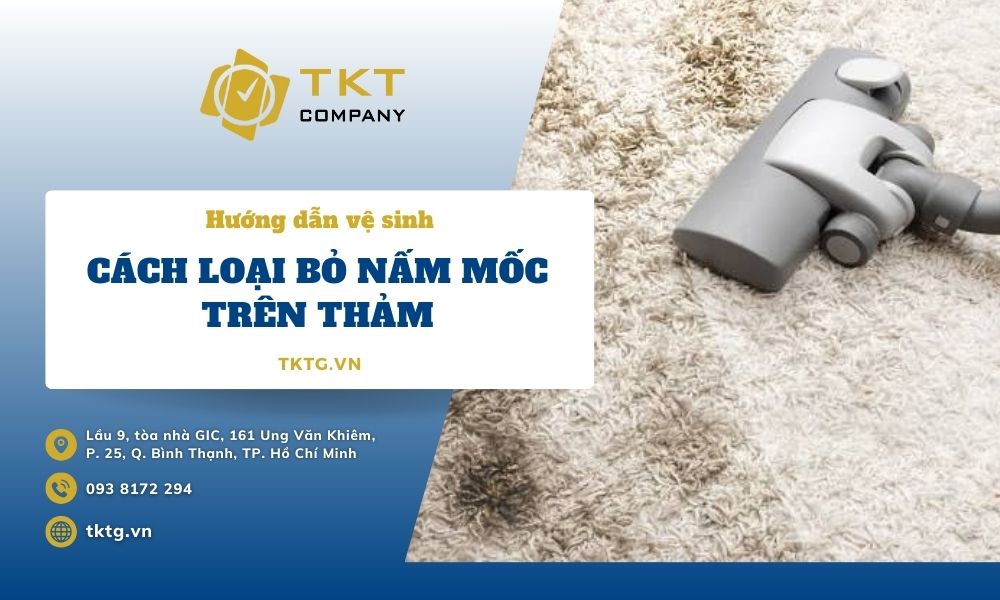 Cách xử lý nấm mốc trên thảm trải sàn đơn giản, hiệu quả