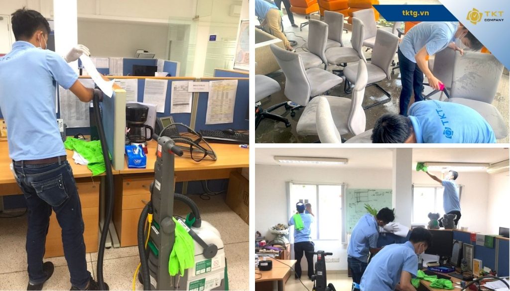 Dịch vụ vệ sinh văn phòng Tết chuyên nghiệp, chăm chút từng góc nhỏ để văn phòng luôn sạch sẽ