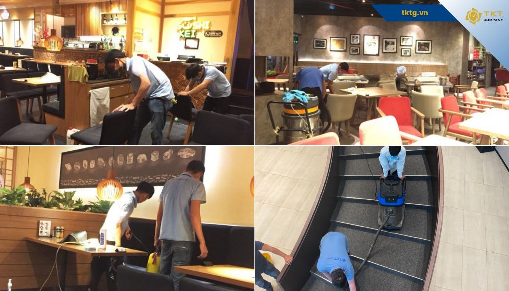 Dịch vụ tổng vệ sinh Phường Bến Thành cho nhà hàng, khách sạn của TKT Company