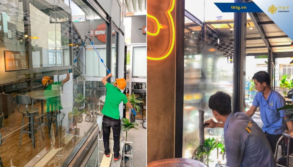 TKT Company - Đơn vị vệ sinh Phường Sài Gòn vệ sinh kính