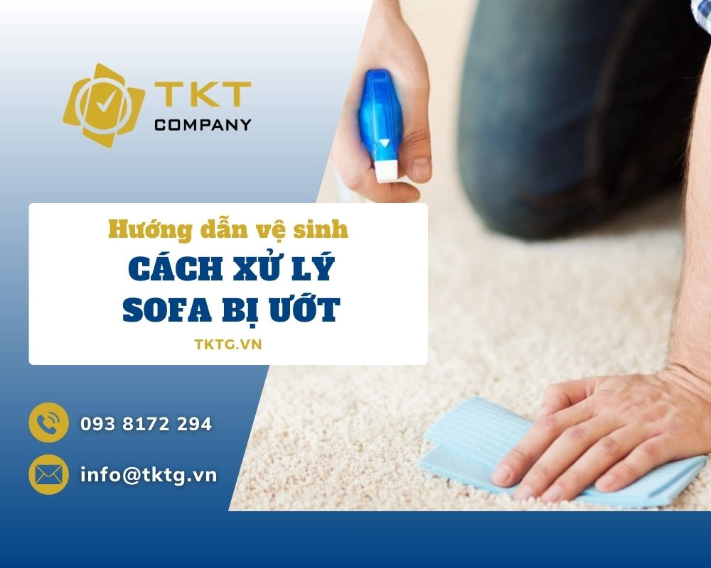 Hướng dẫn cách xử lý Sofa bị ướt hiệu quả