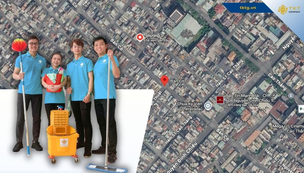 TKT Company cung cấp dịch vụ vệ sinh Phường Bàn Cờ trên toàn bộ khu vực, tuyến đường trọng điểm