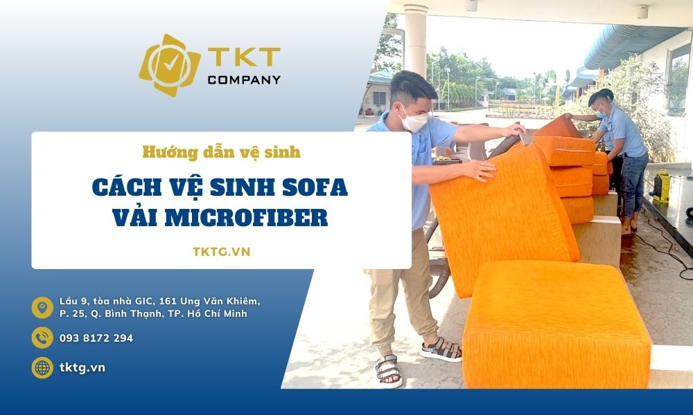 Vệ sinh sofa vải Microfiber