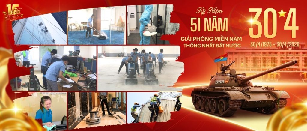 Banner Lễ TKT Company 30/4/2026