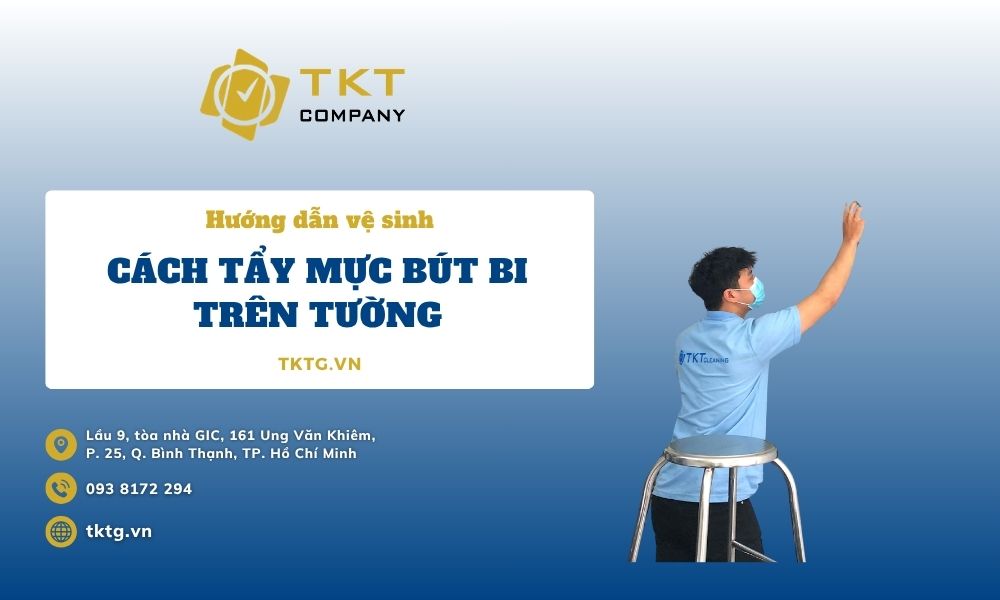Cách tẩy mực bút bi trên tường